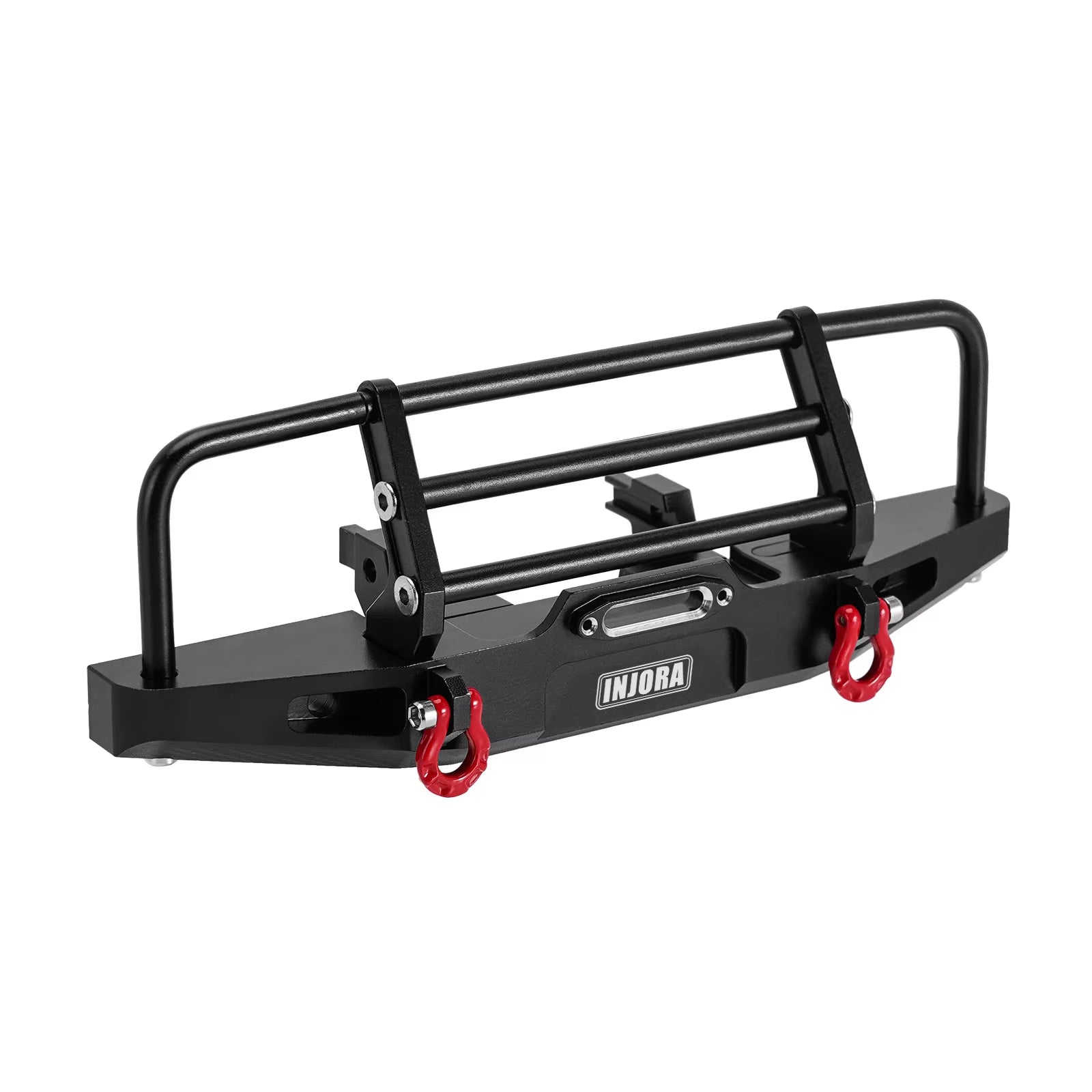 CNC Aluminum Front Rear Bumper with Lights for 1/18 RC Crawler TRX4M Defender Upgrade (4M-88)