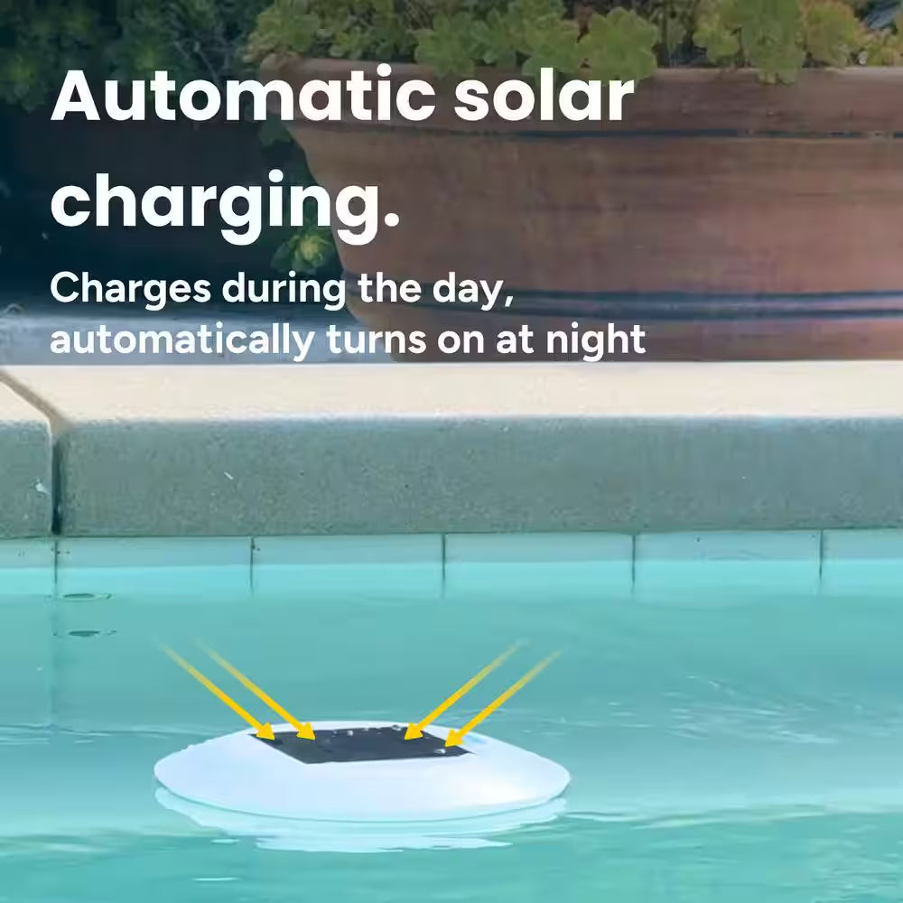Solar Pool Lights in Multi-Color (2-Pack)