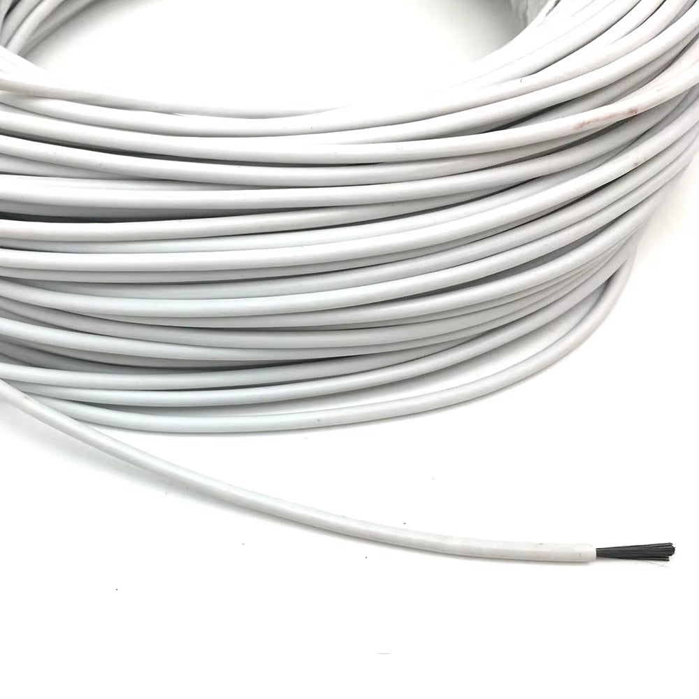 15/20/30/50/100M 24K 17Ohm/M Infrared Carbon Floor Heating Cable 3Mm Warm Floor Wire