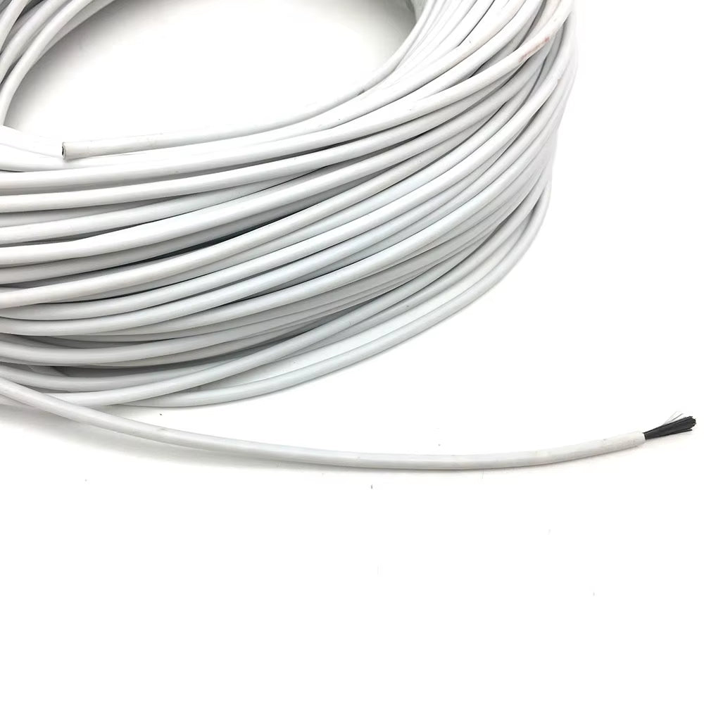 15/20/30/50/100M 24K 17Ohm/M Infrared Carbon Floor Heating Cable 3Mm Warm Floor Wire