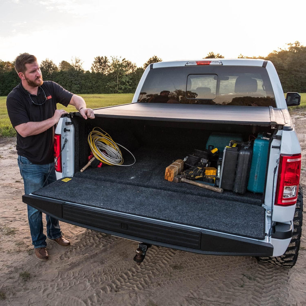 Recoil Retractable Truck Bed Tonneau Cover | G30373 | Fits 2015 - 2020 Ford F-150 (Incl. Raptor) 5' 7" Bed (67.1")