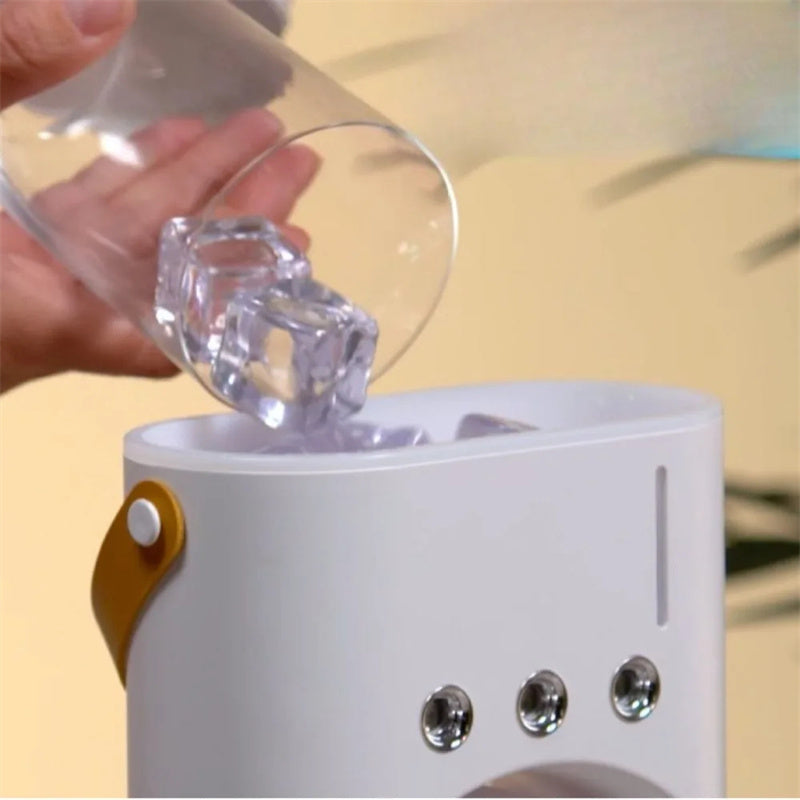 Double-Ended Spray Fan Portable Humidifier Fan Air Conditioner Household Small Air Cooler Hydrocooling Portable Air Adjustment