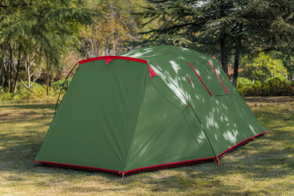 2／4 Person Camping Tent Outdoor Waterproof Family Large Tents 2/4 People Easy Setup Tent with Porch Double Layer | Outdoor, Waterproof, Family, Large, Tents, Easy Setup