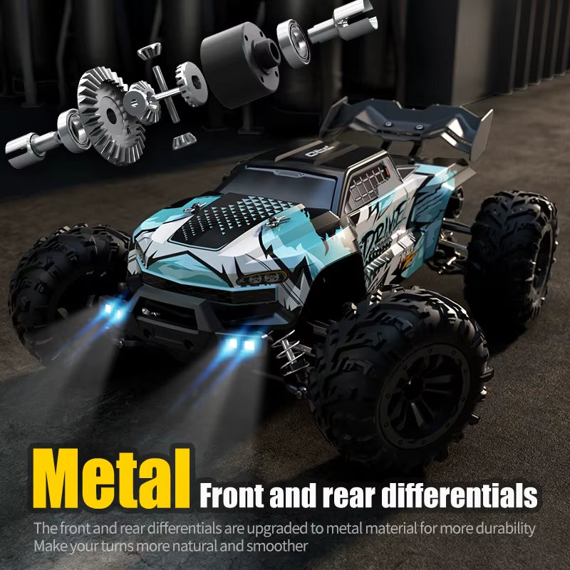 1:16 RC Monster Truck 4WD High Speed Off-Road Climbing Vehicle, Boys Remote Control Toy Car