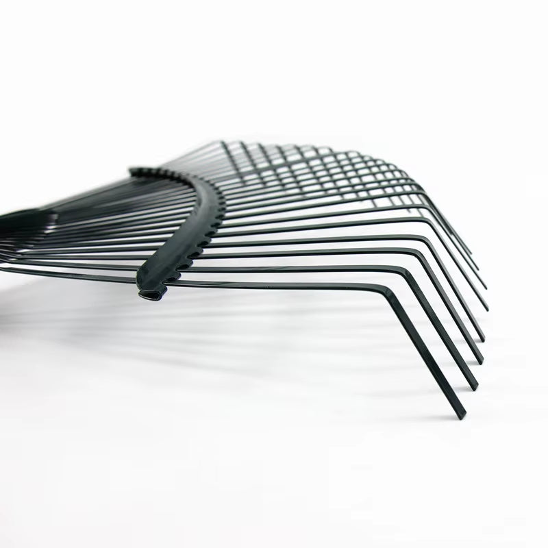 1Pc Durable 22-Tooth Garden Rake for Gardeners Grass Farming Rake Garden Leaf Rake Iron Potting Landscapers Reliable Tools