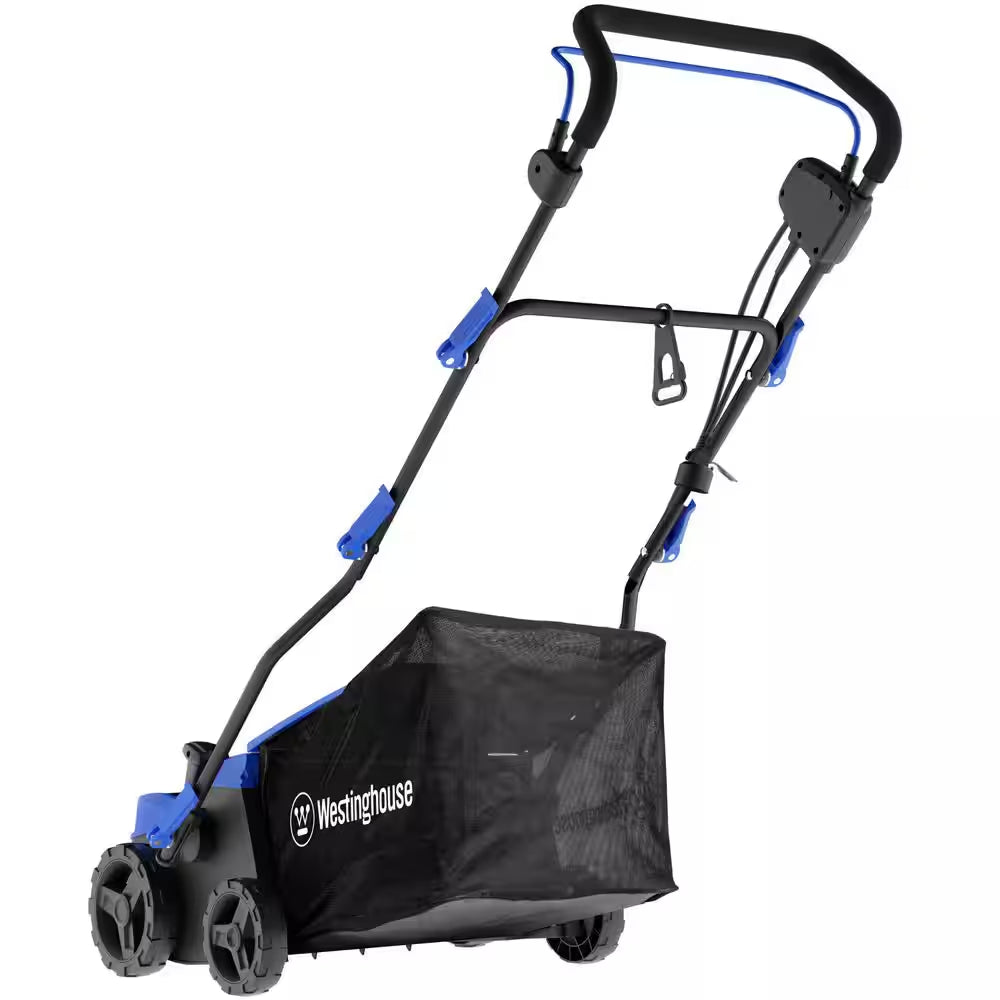 16 In. 15 Amp Corded Electric Dethatcher and Aerator with 14.5 Gal. Collection Bag