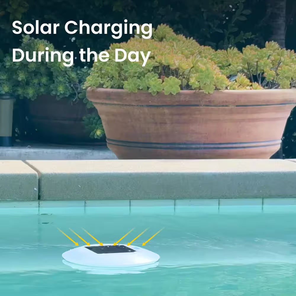 Solar Floating LED Pool Lights – IP68 Waterproof (2-Pack)