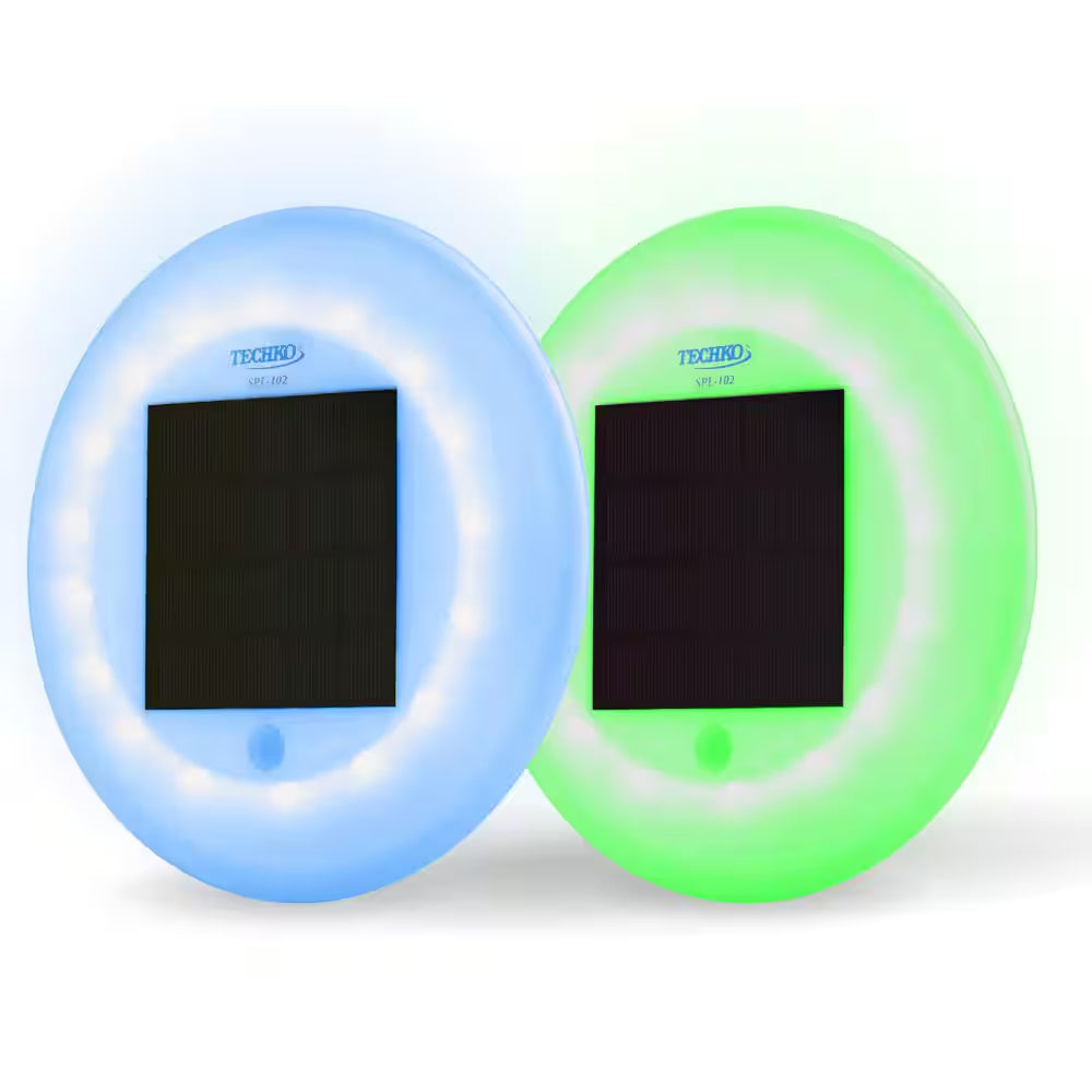 Solar Pool Lights in Multi-Color (2-Pack)