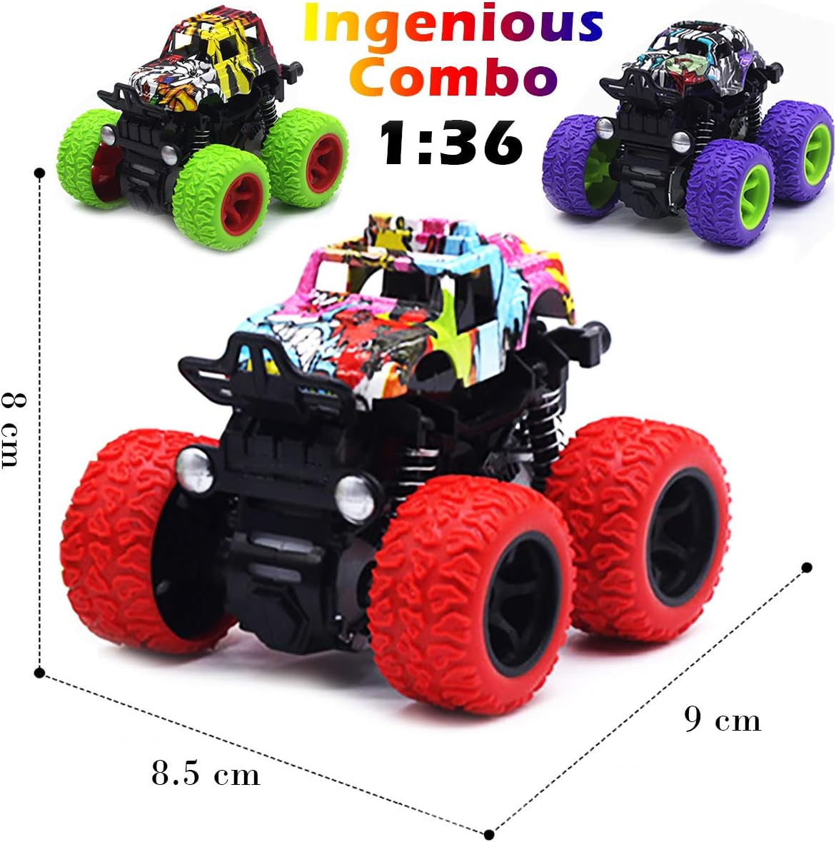 Motivekit Amphibious Remote Control Car Monster Trucks