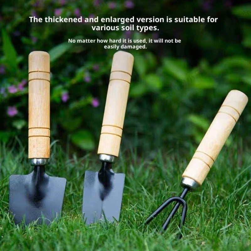 3Pcs/Set Mini Gardening Tool Set Potting Kit with Small Shovel for Indoor Plants Flower Soil Cultivation