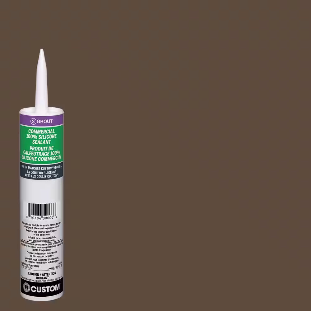Commercial #646 10.1 Oz. Coffee Bean Silicone Caulk