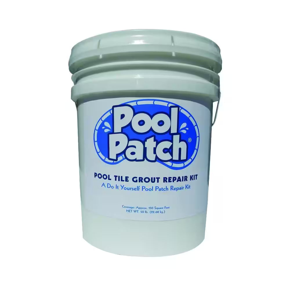50 Lb. White Pool Tile Grout Repair Kit