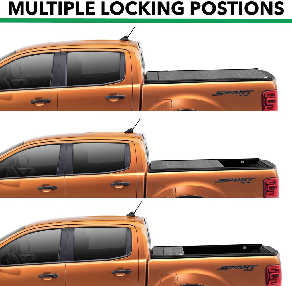 Recoil Retractable Truck Bed Tonneau Cover | G30373 | Fits 2015 - 2020 Ford F-150 (Incl. Raptor) 5' 7" Bed (67.1")