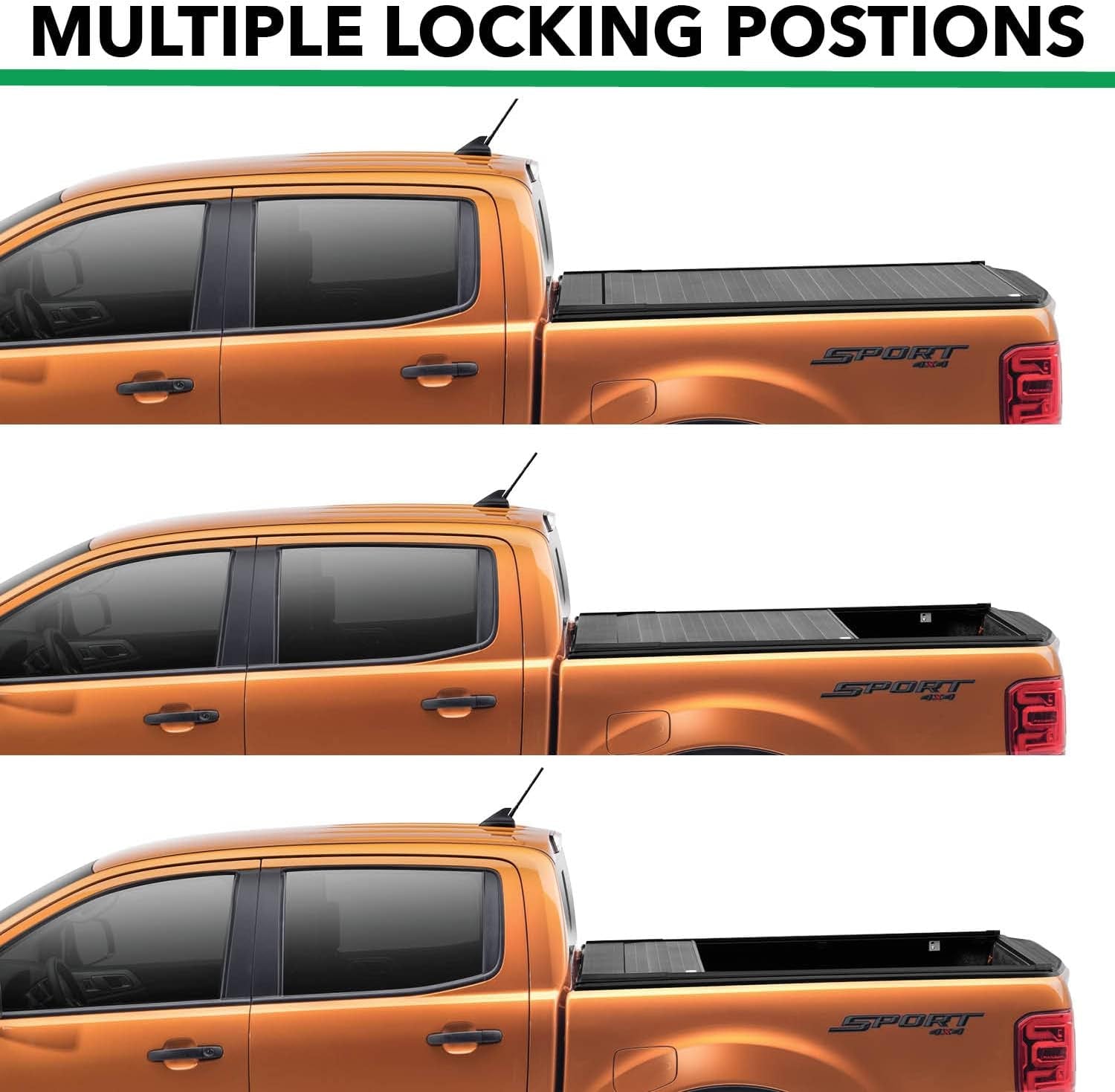 Recoil Retractable Truck Bed Tonneau Cover | G30378 | Fits 2021 - 2025 Ford F-150 (Incl. Raptor/Lightning) 5' 7" Bed (67.1")