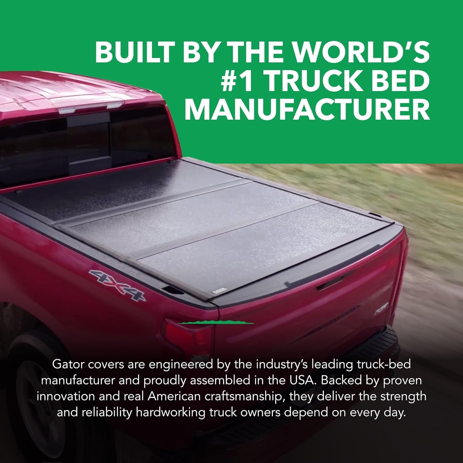 EFX Hard Tri-Fold Truck Bed Tonneau Cover | GC34006 | Fits 2002 - 2018, 2019 - 2020 Classic Dodge Ram 1500 W/O Rambox 5' 7" Bed (67.4")