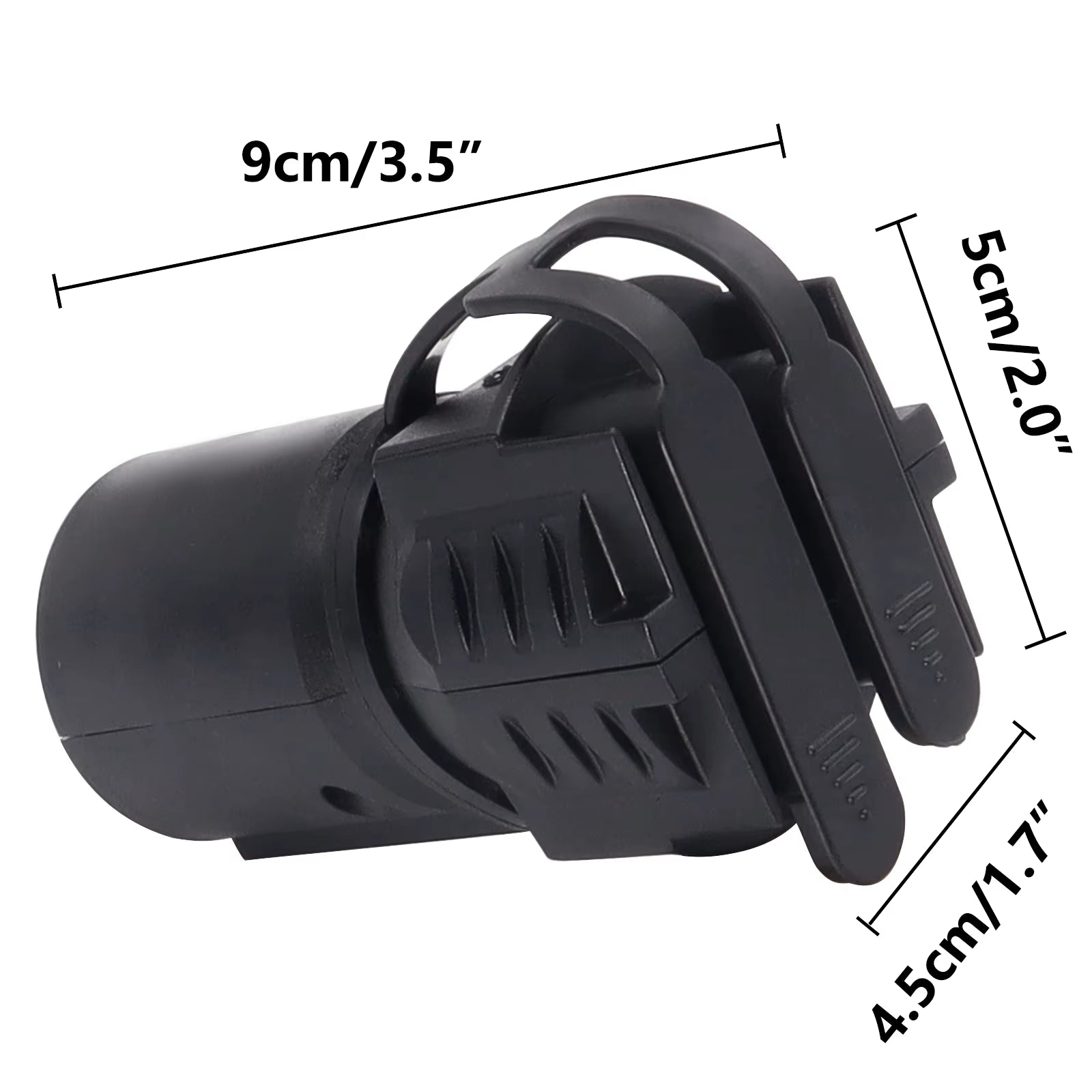 Trailer RV Boat Adapter 7 Way to 4 Way 5 Way Plug 12V Flat Blade Plug Towing Towbar Tow Hitch Wire Plug Connector Dust Cover US