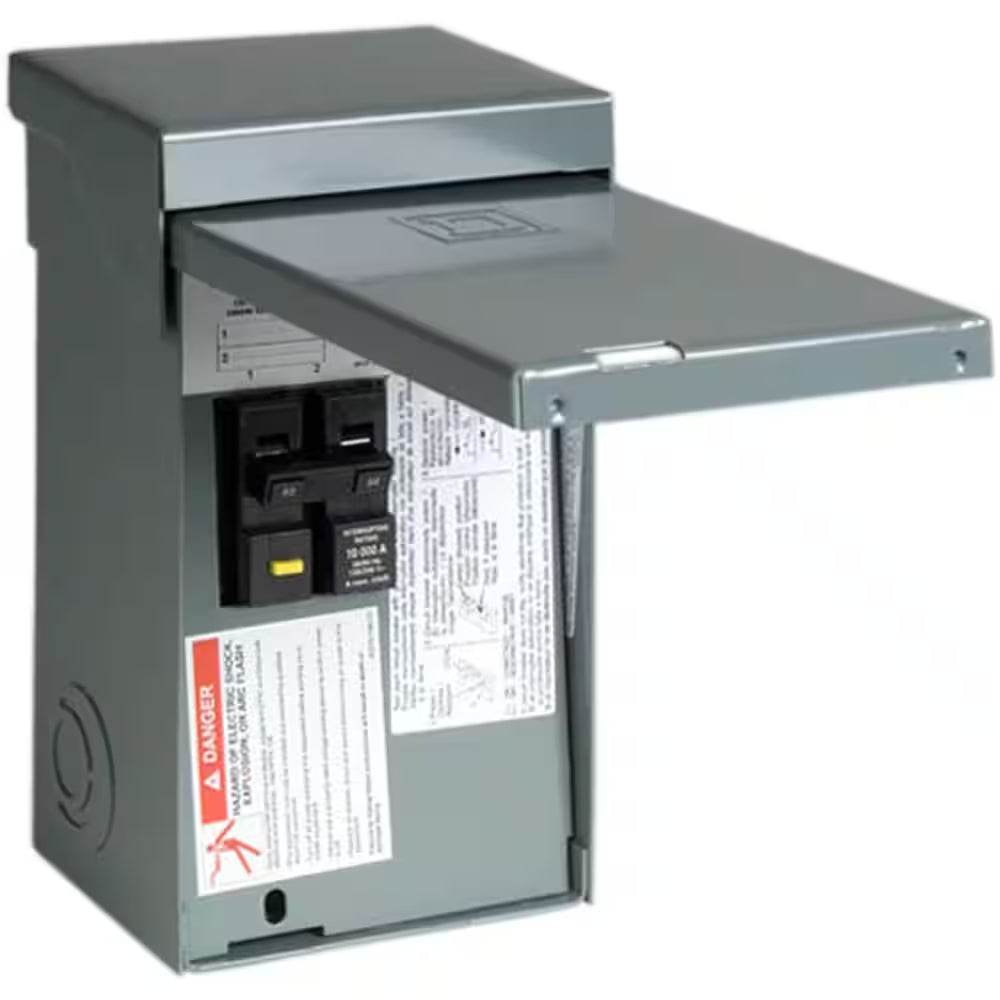 Homeline 50 Amp 2-Space 4-Circuit Spa Panel Main Lug Load Center