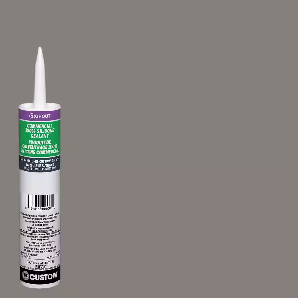 Commercial #335 Winter Gray 10.1 Oz. Silicone Caulk