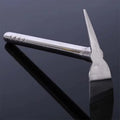 G5AB Handle Design Multipurpose Metal Rake Stainless Steel Rake Hoe Farm Garden Tool Weeding Excavator Hand Rake