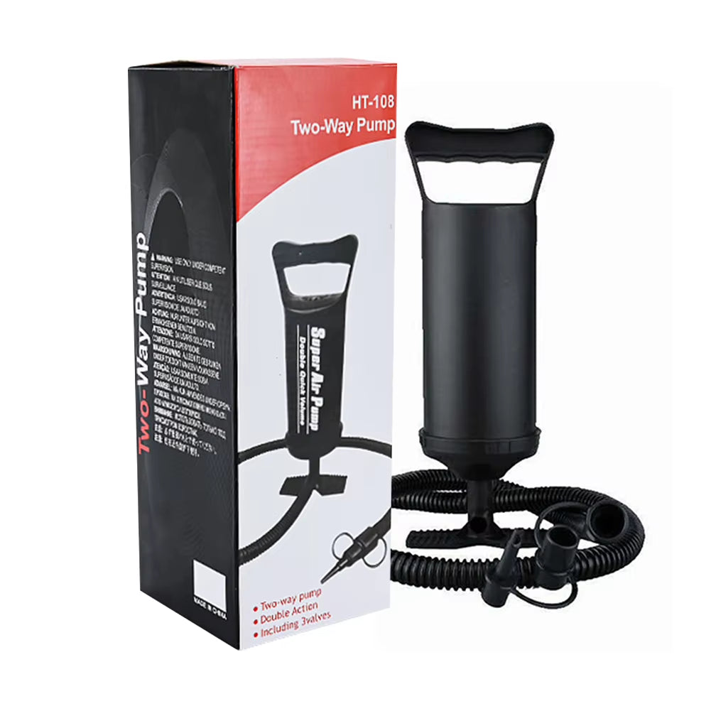 Quick Hand Air Pump Manual Compressor for Inflatable Mattress Swimming Ring Pool Toy Hand-Pull Fast Air Filling Inflator Blower