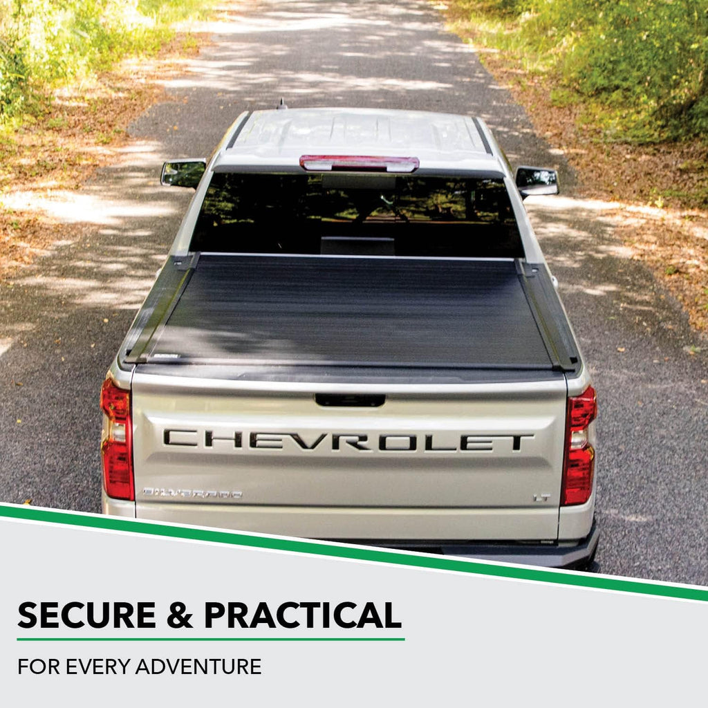 Recoil Retractable Truck Bed Tonneau Cover | G30373 | Fits 2015 - 2020 Ford F-150 (Incl. Raptor) 5' 7" Bed (67.1")