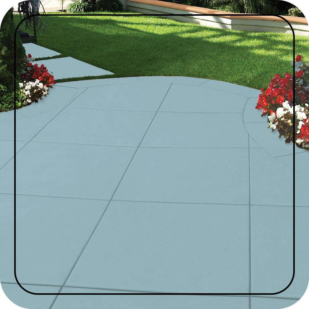 1 Gal. #PFC-56 Pools of Blue Gloss Enamel Interior/Exterior Porch and Patio Floor Paint
