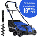 16 In. 15 Amp Corded Electric Dethatcher and Aerator with 14.5 Gal. Collection Bag