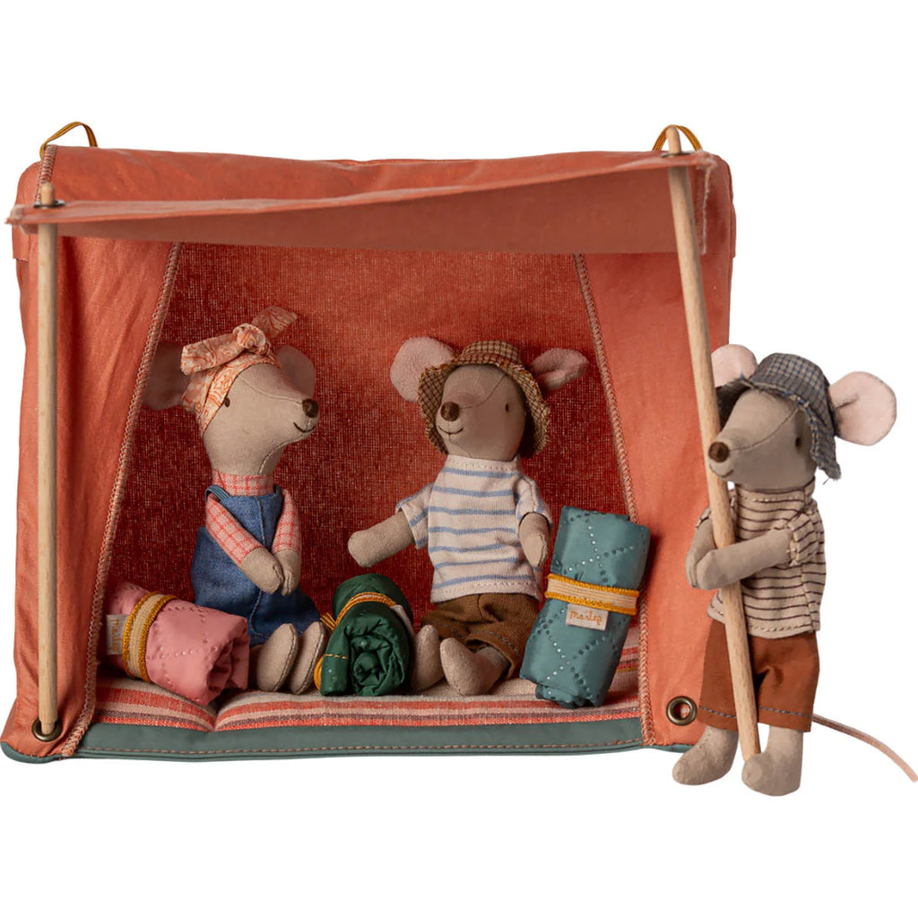 Mouse Happy Camper Tent, Orange